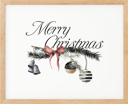 Merry Christmas No.2 | Julepynt | Plakat | Poster | Jul | Juledekorasjon