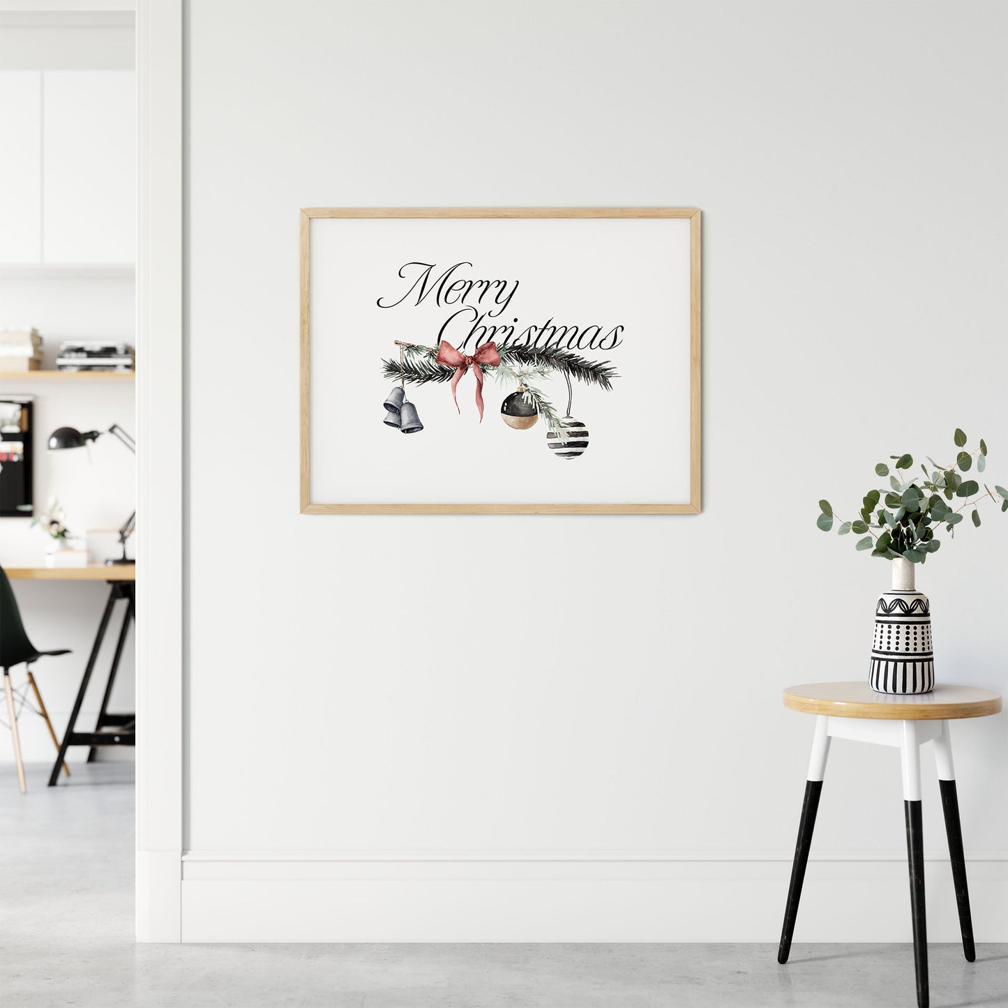 Merry Christmas No.2 | Julepynt | Plakat | Poster | Jul | Juledekorasjon