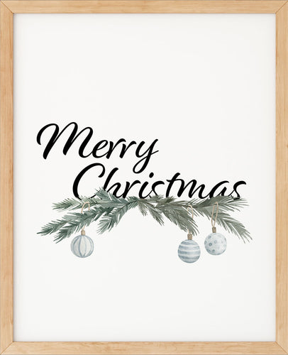 Merry Christmas | Julepynt | Plakat | Poster | Jul | Juledekorasjon