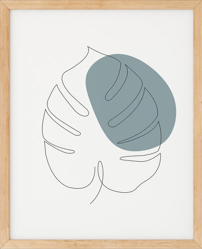 Monstera Nr.4 | Line Art | Poster | Plakat | Abstrakt | Kunst