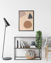 Last inn bildet i Galleri-visningsprogrammet, Monstera Nr.2 | Line Art | Poster | Plakat | Abstrakt | Kunst
