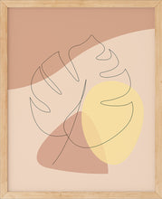 Last inn bildet i Galleri-visningsprogrammet, Monstera Nr.7 | Line Art | Poster | Plakat | Abstrakt | Kunst
