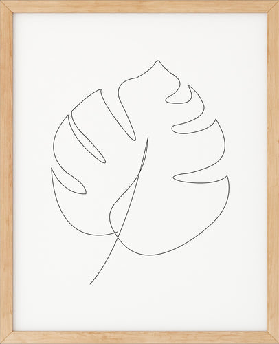 Monstera Nr.6 | Line Art | Poster | Plakat | Abstrakt | Kunst