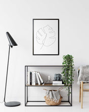 Last inn bildet i Galleri-visningsprogrammet, Monstera Nr.6 | Line Art | Poster | Plakat | Abstrakt | Kunst

