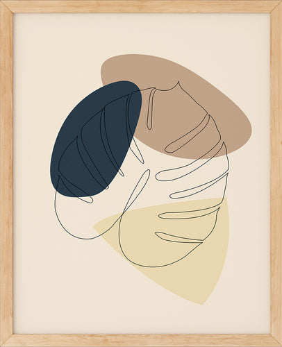 Monstera Nr.3 | Line Art | Poster | Plakat | Abstrakt | Kunst
