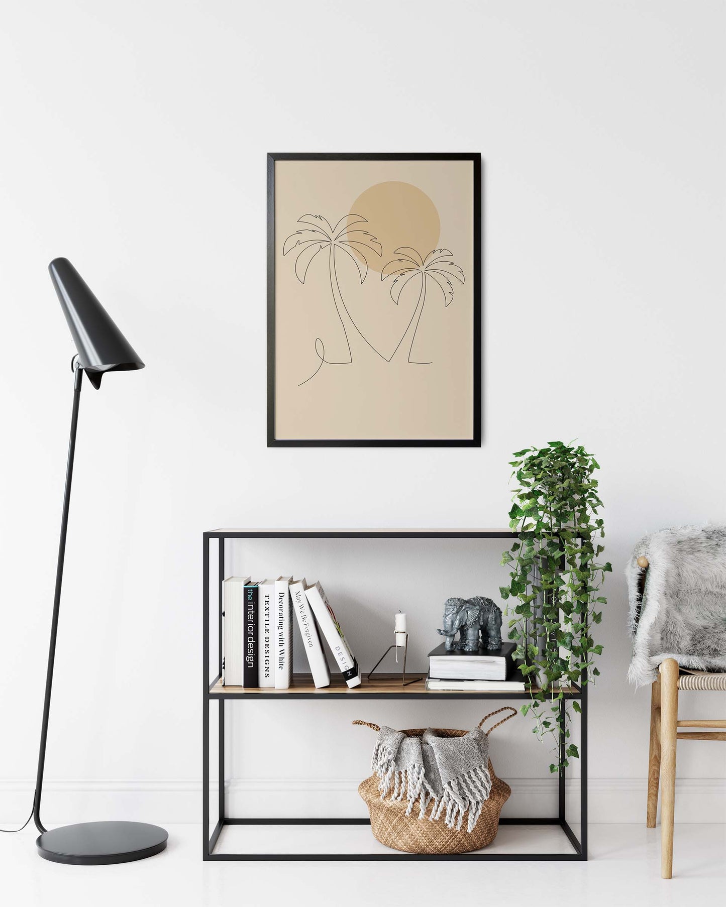 Palme Nr.2 | Line Art | Poster | Plakat | Kunst | Abstrakt