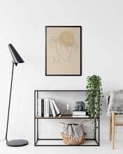 Last inn bildet i Galleri-visningsprogrammet, Palme Nr.2 | Line Art | Poster | Plakat | Kunst | Abstrakt
