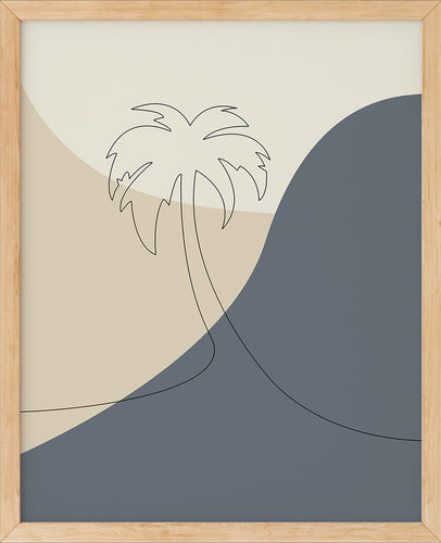 Palme Nr.4 | Line Art | Poster | Plakat | Kunst | Abstrakt
