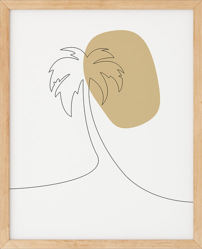 Palme Nr.5 | Line Art | Poster | Plakat | Kunst | Abstrakt