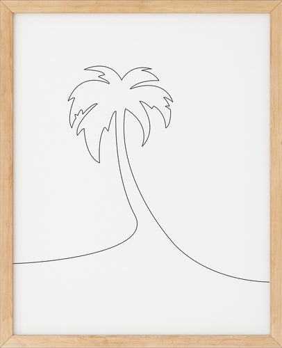 Palme Nr.3 | Line Art | Poster | Plakat | Kunst | Abstrakt