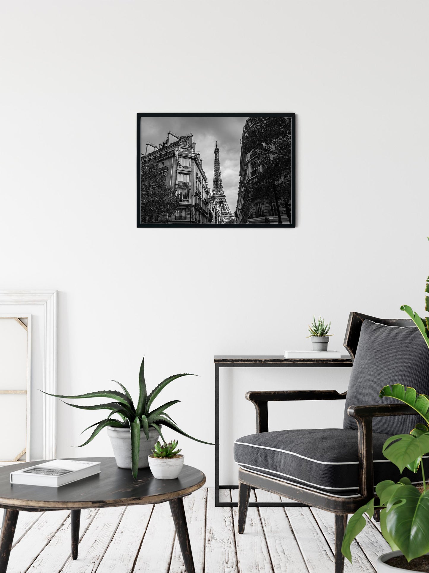 Eiffeltårnet | Svart-hvitt | Fotokunst | Plakat | Poster | Fotografi 