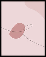 Last inn bildet i Galleri-visningsprogrammet, Pink Waves No.2 | Abstrakt | Line Art | Trendfarger | Kunst | Poster | Plakat
