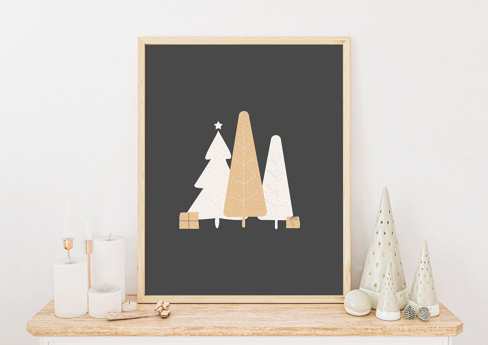 Skandinavisk Jul No.6 | Julepynt | Plakat | Juledekorasjon | Poster | Jul | Dekor