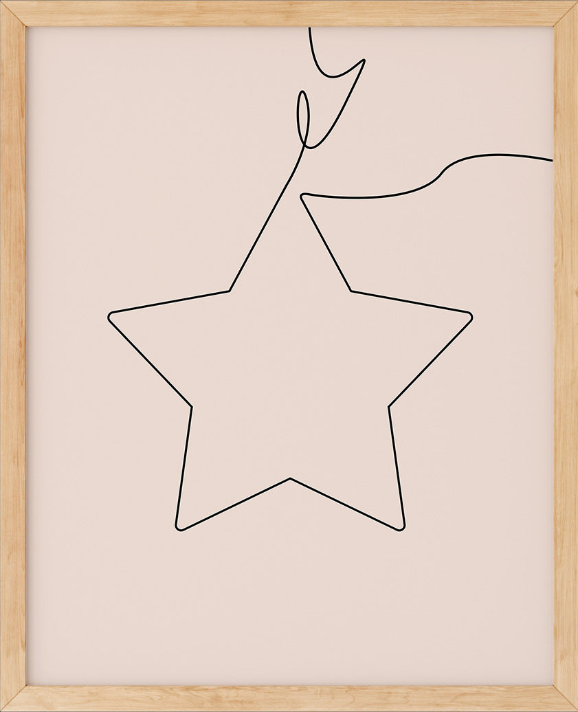 Stjerne | Julepynt | Plakat | Poster | Jul | Juledekorasjon