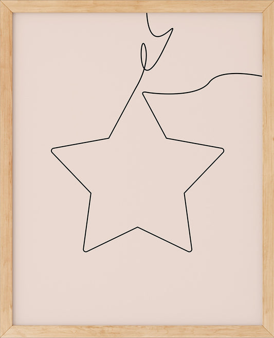 Stjerne | Julepynt | Plakat | Poster | Jul | Juledekorasjon
