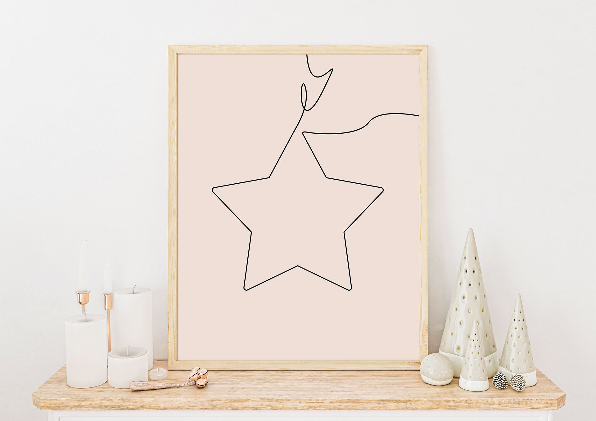 Stjerne | Julepynt | Plakat | Poster | Jul | Juledekorasjon