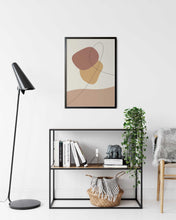 Last inn bildet i Galleri-visningsprogrammet, Trendy Lines No.1 | Abstrakt | Line Art | Trendfarger | Kunst | Poster | Plakat
