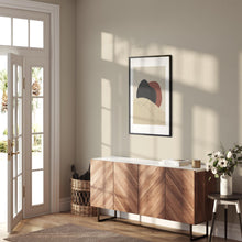 Last inn bildet i Galleri-visningsprogrammet, Trendy Lines No.3 | Line Art | Plakat | Poster | Jotun 12123 Contemporary White, 9938 Dempet Sort, 12080 Soft Radiance, 20208 Poetry Red
