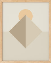 Last inn bildet i Galleri-visningsprogrammet, Trendy Shapes No.1 | Plakat | Poster | Jotun  0486 Silke, 12123 Contemporary White, 1520 Cheerful Peach, 1276 Soft, 10430 Dempet Savanne
