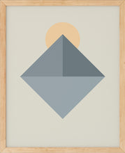 Last inn bildet i Galleri-visningsprogrammet, Trendy Shapes No.2 | Plakat | Poster | Jotun 1024 Tidløs, 4894 Ocean Air, 5503 Natural Blue, 5504 Coastal Blue, 1520 Cheerful Peach
