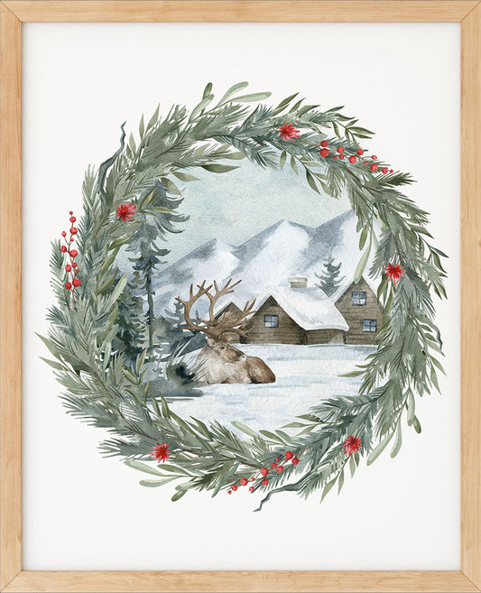 Vinterland No.8 | Julepynt | Plakat | Poster | Jule | Juledekorasjon