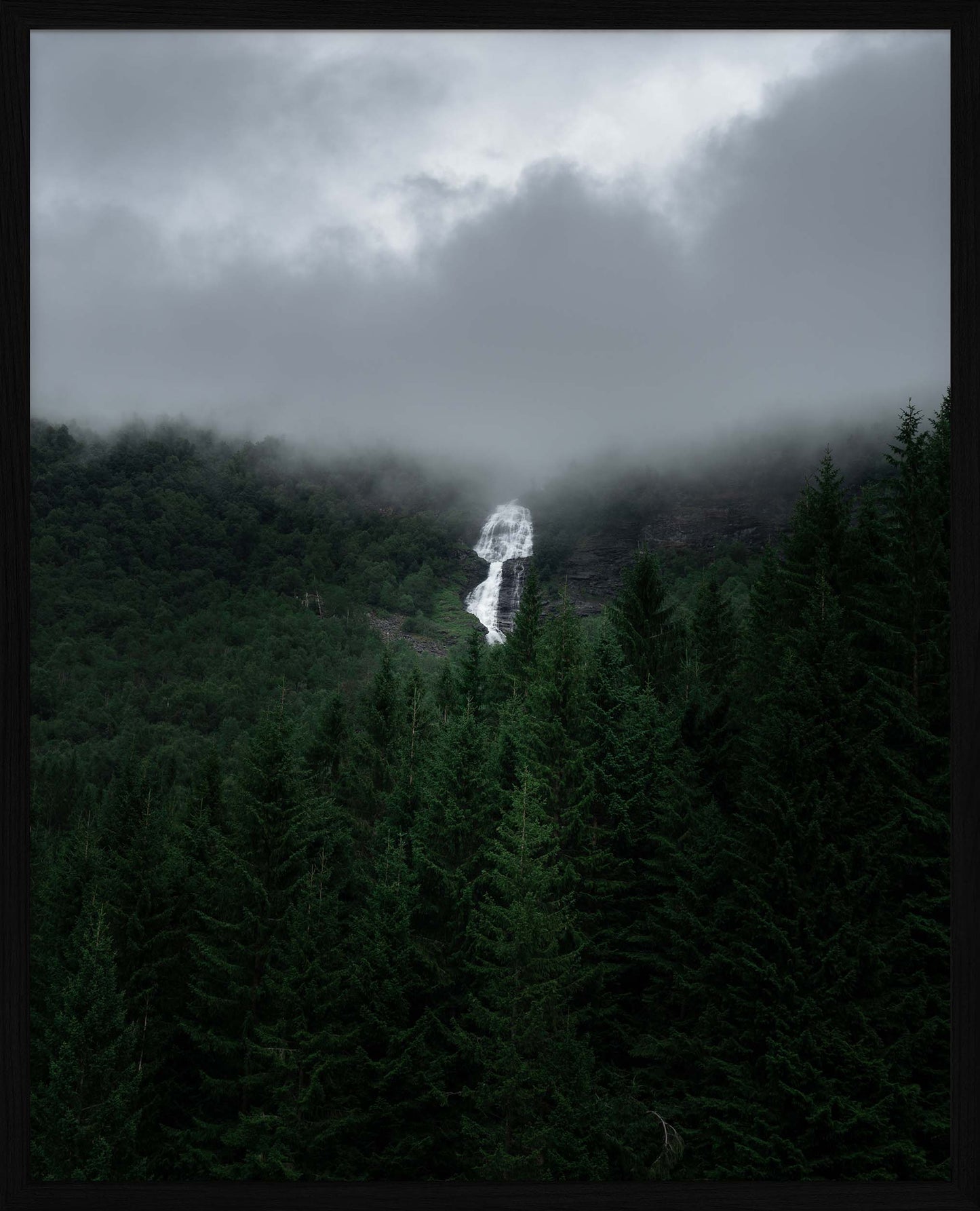 Fossefall | Fotokunst | Plakat | Poster | Veggkunst