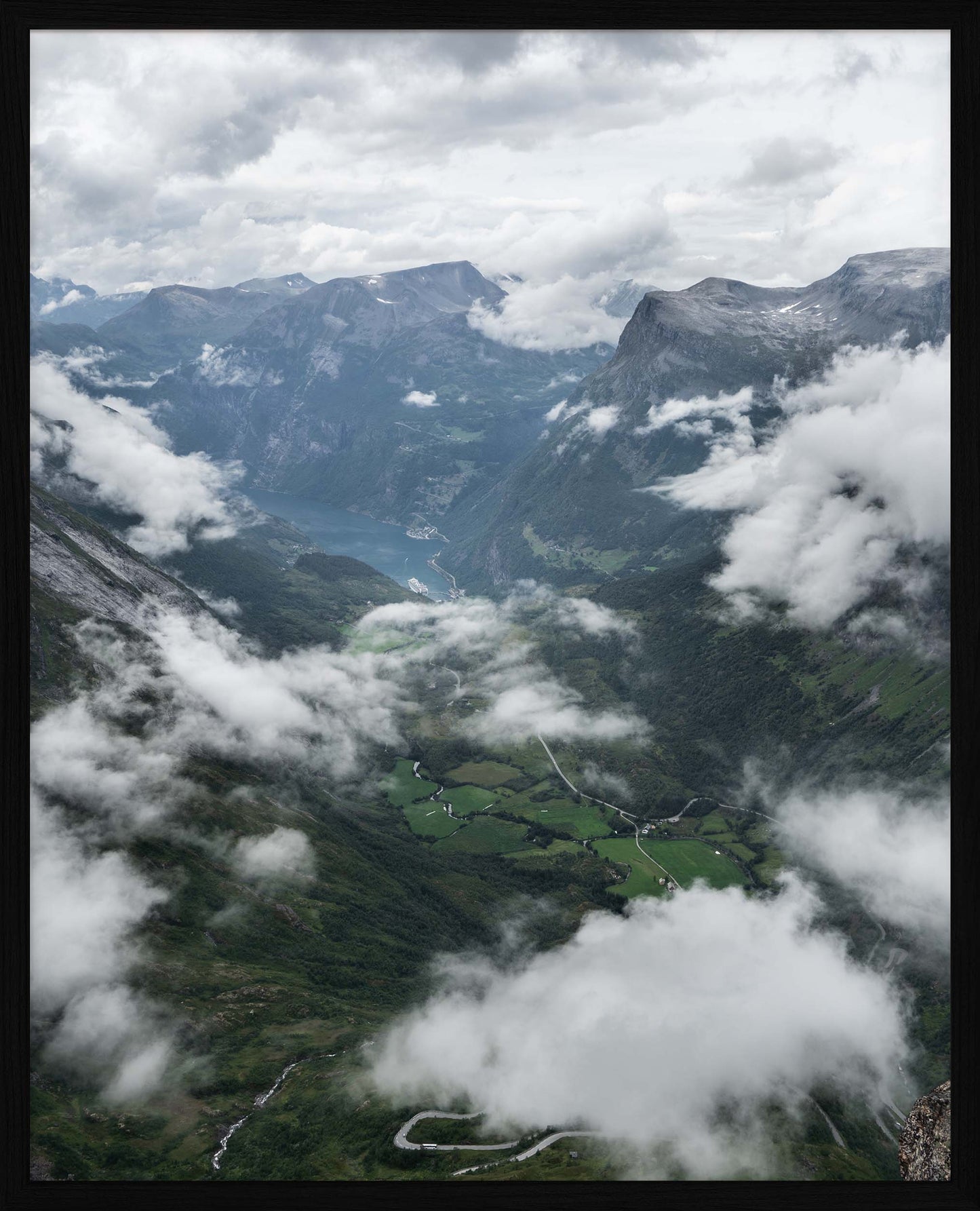 Geiranger nr.3 | Fotokunst | Plakat | Poster | Veggkunst