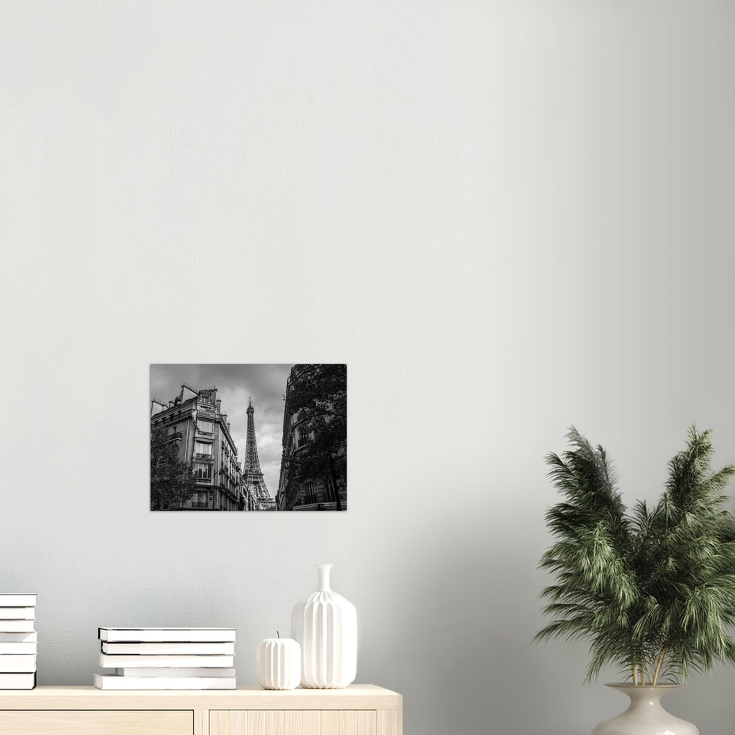 Eiffeltårnet | Svart-hvitt | Fotokunst | Plakat | Poster | Fotografi 