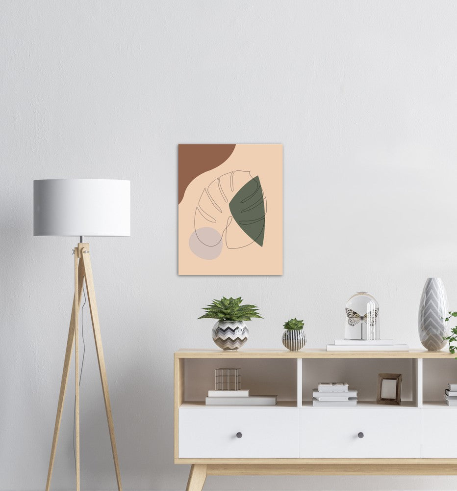 Monstera Nr.1 | Line Art | Poster | Plakat | Abstrakt | Kunst