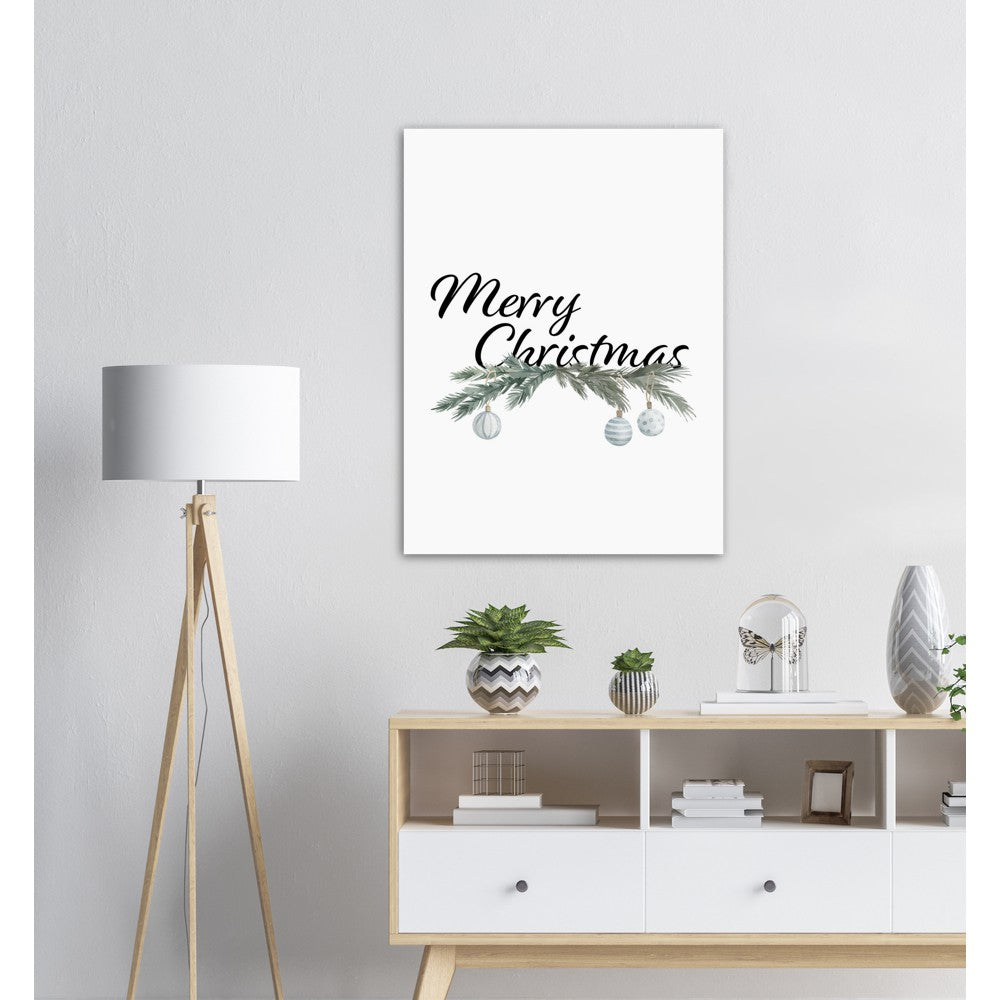 Merry Christmas | Julepynt | Plakat | Poster | Jul | Juledekorasjon