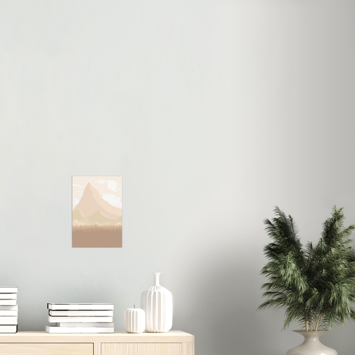 Beige landskap nr.2 | Digital Kunst | Plakat | Poster | Veggkunst