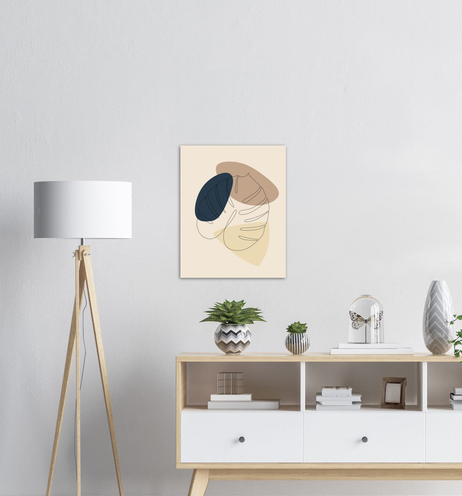 Monstera Nr.3 | Line Art | Poster | Plakat | Abstrakt | Kunst