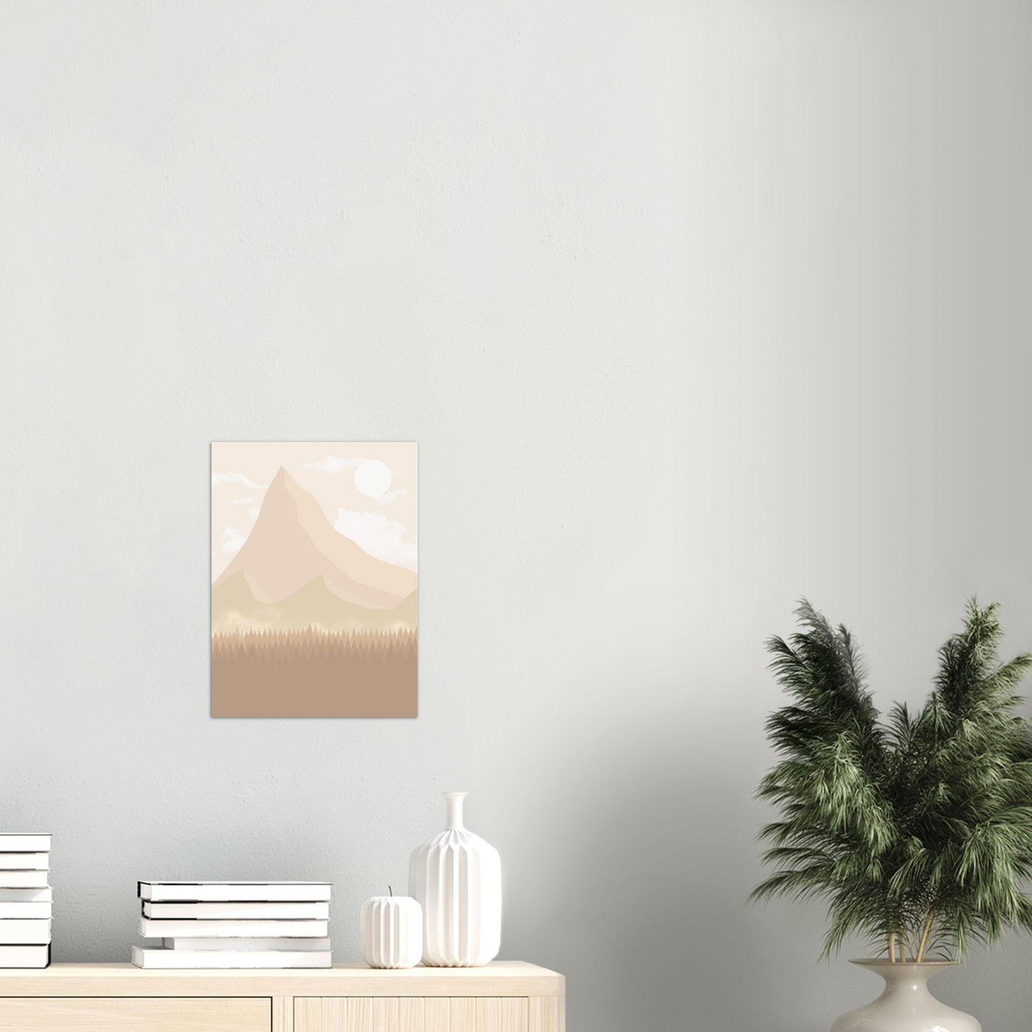 Beige landskap nr.2 | Digital Kunst | Plakat | Poster | Veggkunst