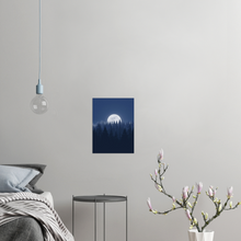 Last inn bildet i Galleri-visningsprogrammet, Månelyst | Digital Kunst | Plakat | Poster | Veggkunst
