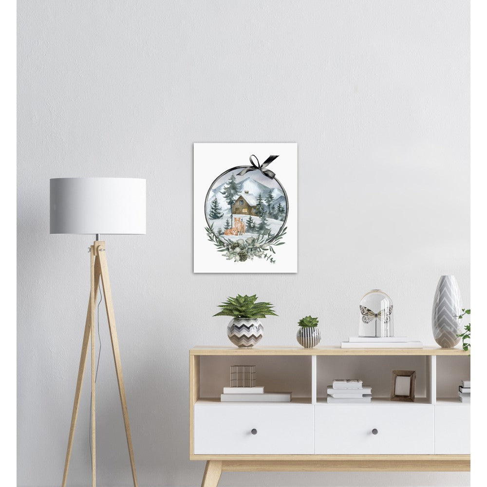 Vinterland No.3 | Julepynt | Plakat | Poster | Jul | Juledekorasjon