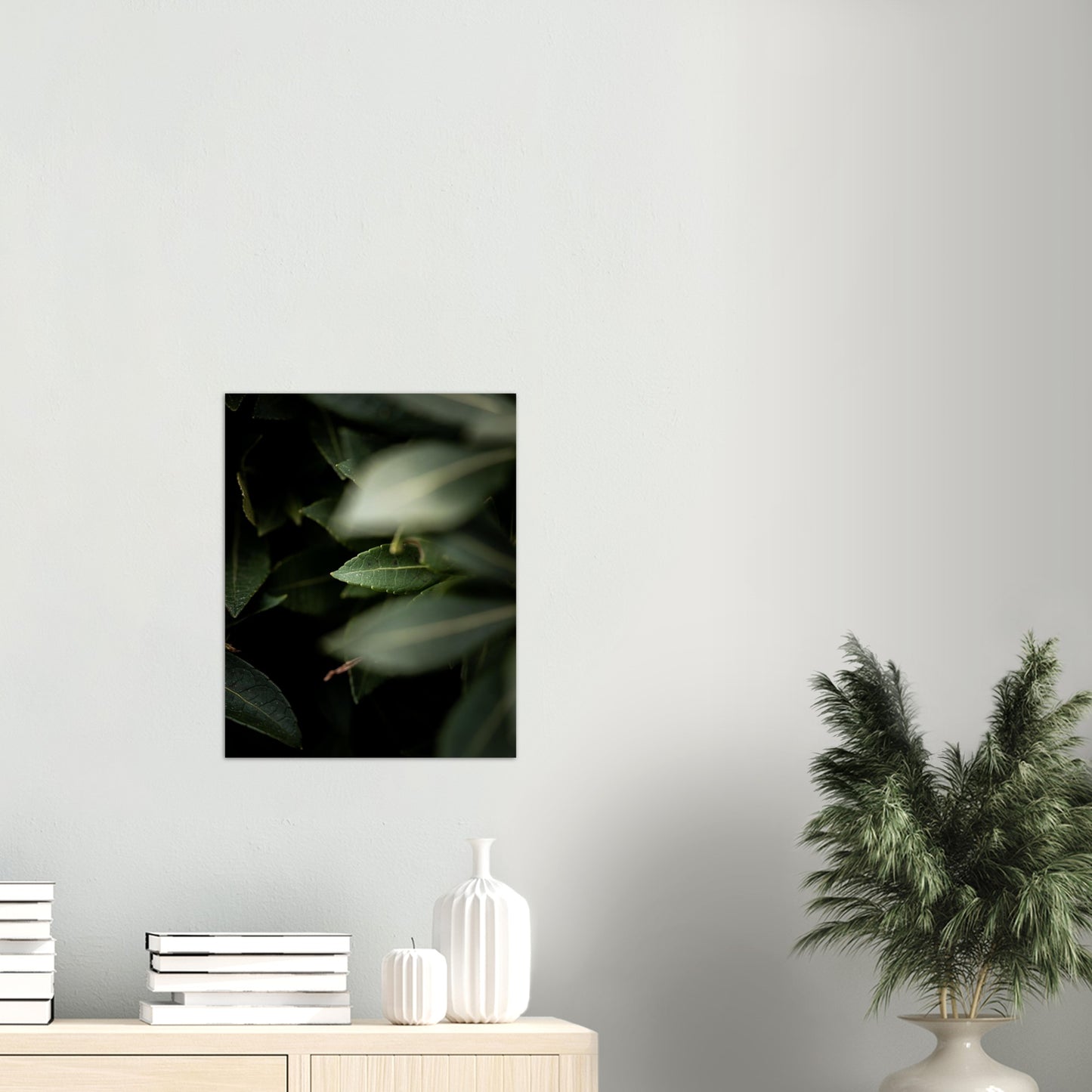 Blader nr.5 | Fotokunst | Plakat | Poster | Veggkunst | Mørkegrønn