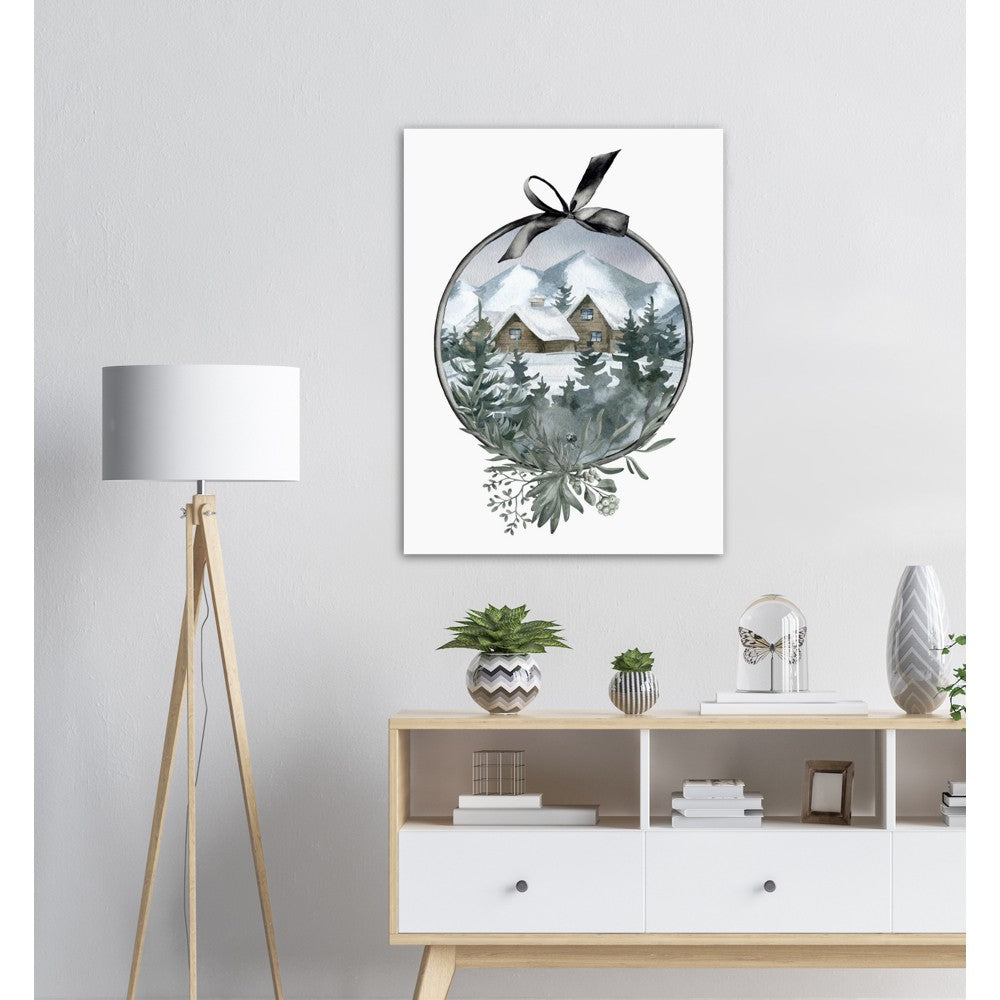 Vinterland No.1 | Julepynt | Plakat | Poster | Jule | Juledekorasjon
