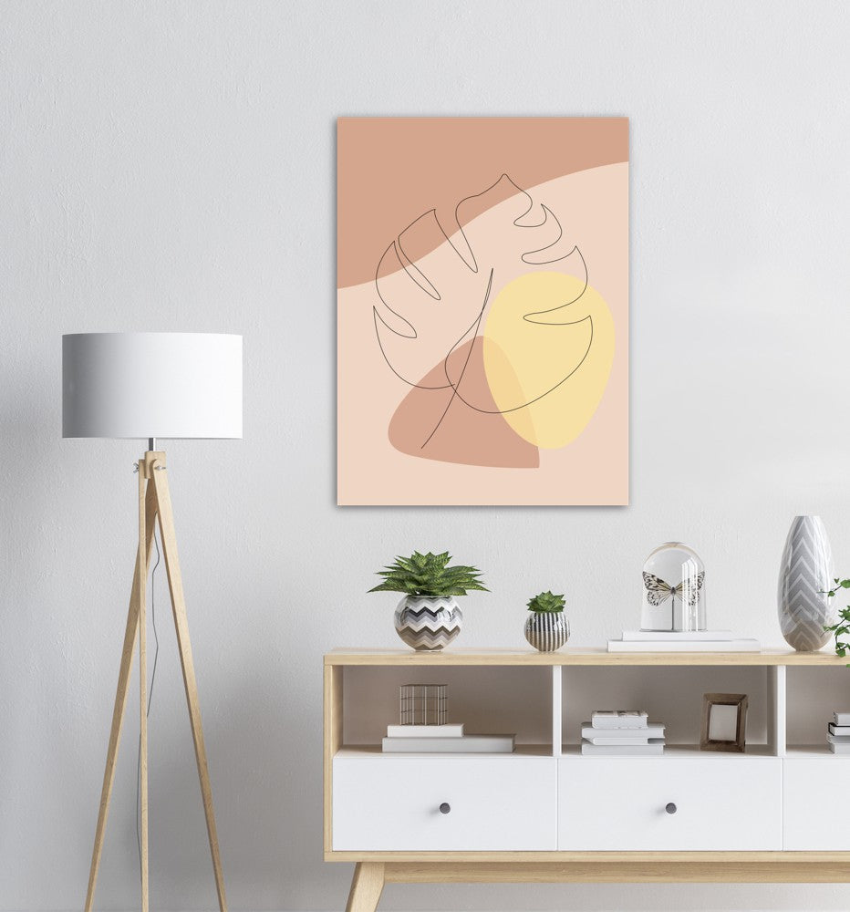 Monstera Nr.7 | Line Art | Poster | Plakat | Abstrakt | Kunst