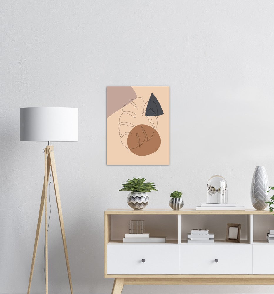 Monstera Nr.2 | Line Art | Poster | Plakat | Abstrakt | Kunst