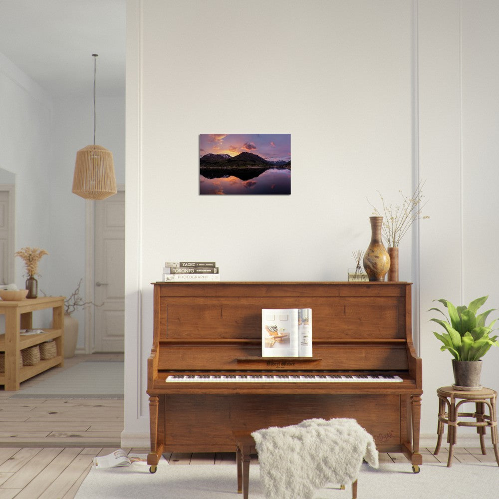 Skei i solnedgang | Fotokunst | Plakat