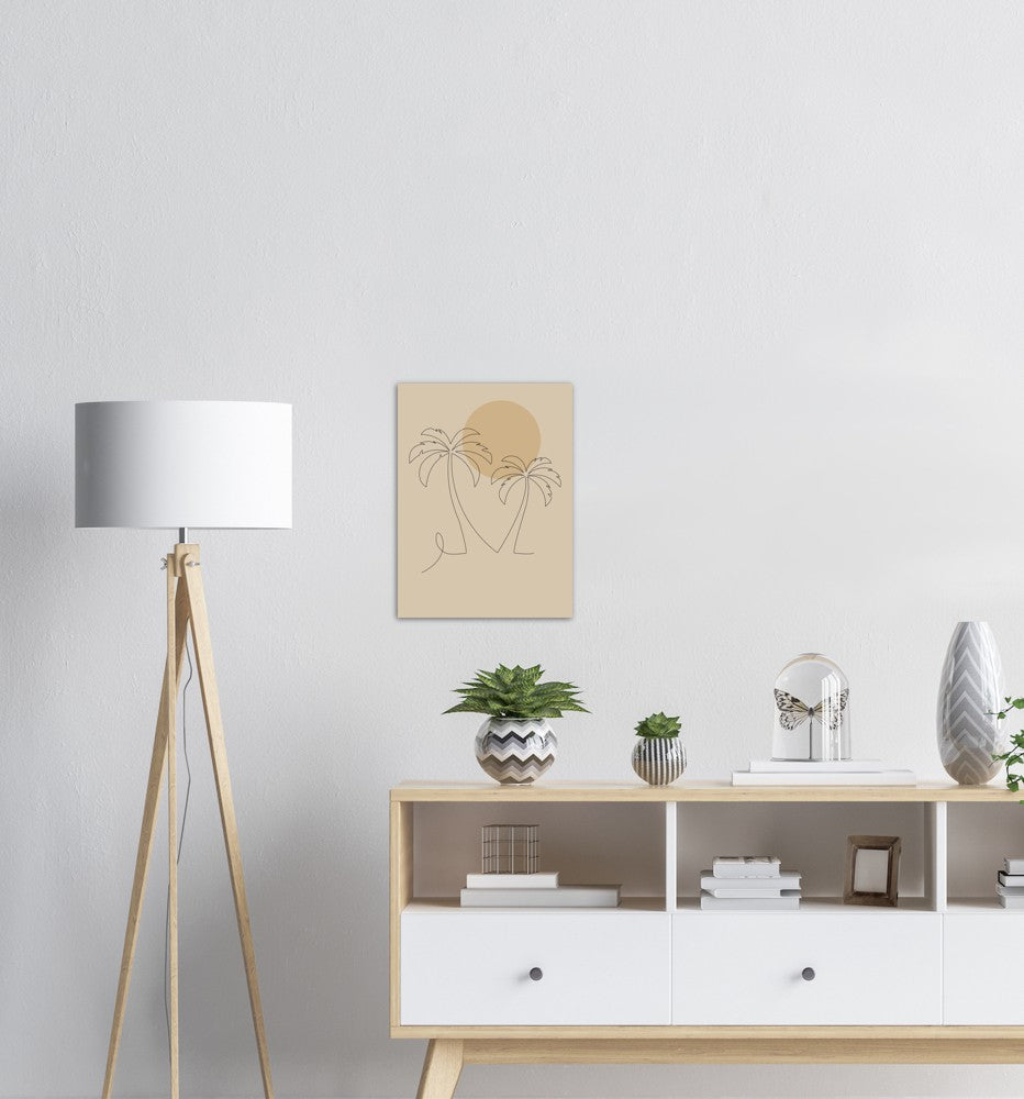 Palme Nr.2 | Line Art | Poster | Plakat | Kunst | Abstrakt