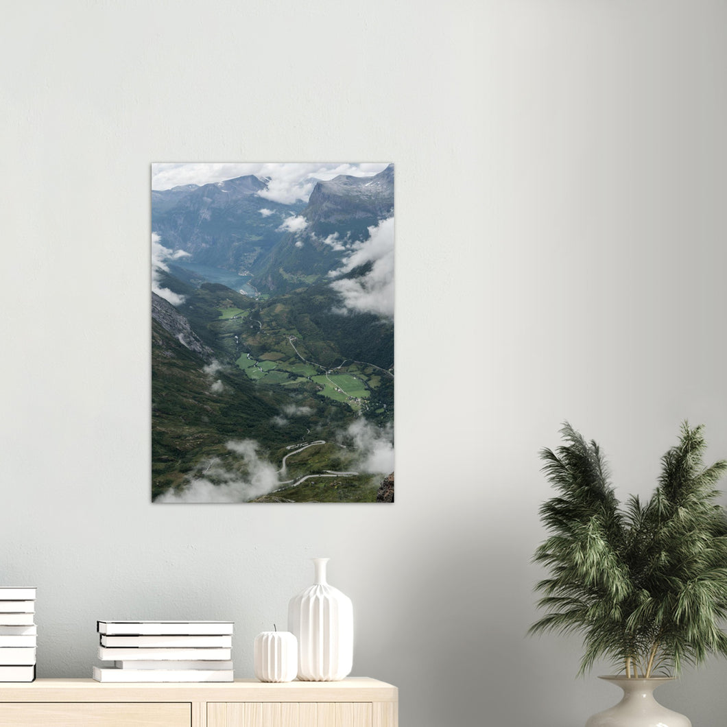 Geiranger nr.2 | Fotokunst | Plakat | Poster | Veggkunst 