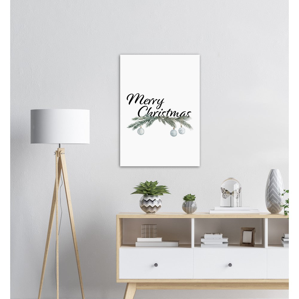 Merry Christmas | Julepynt | Plakat | Poster | Jul | Juledekorasjon