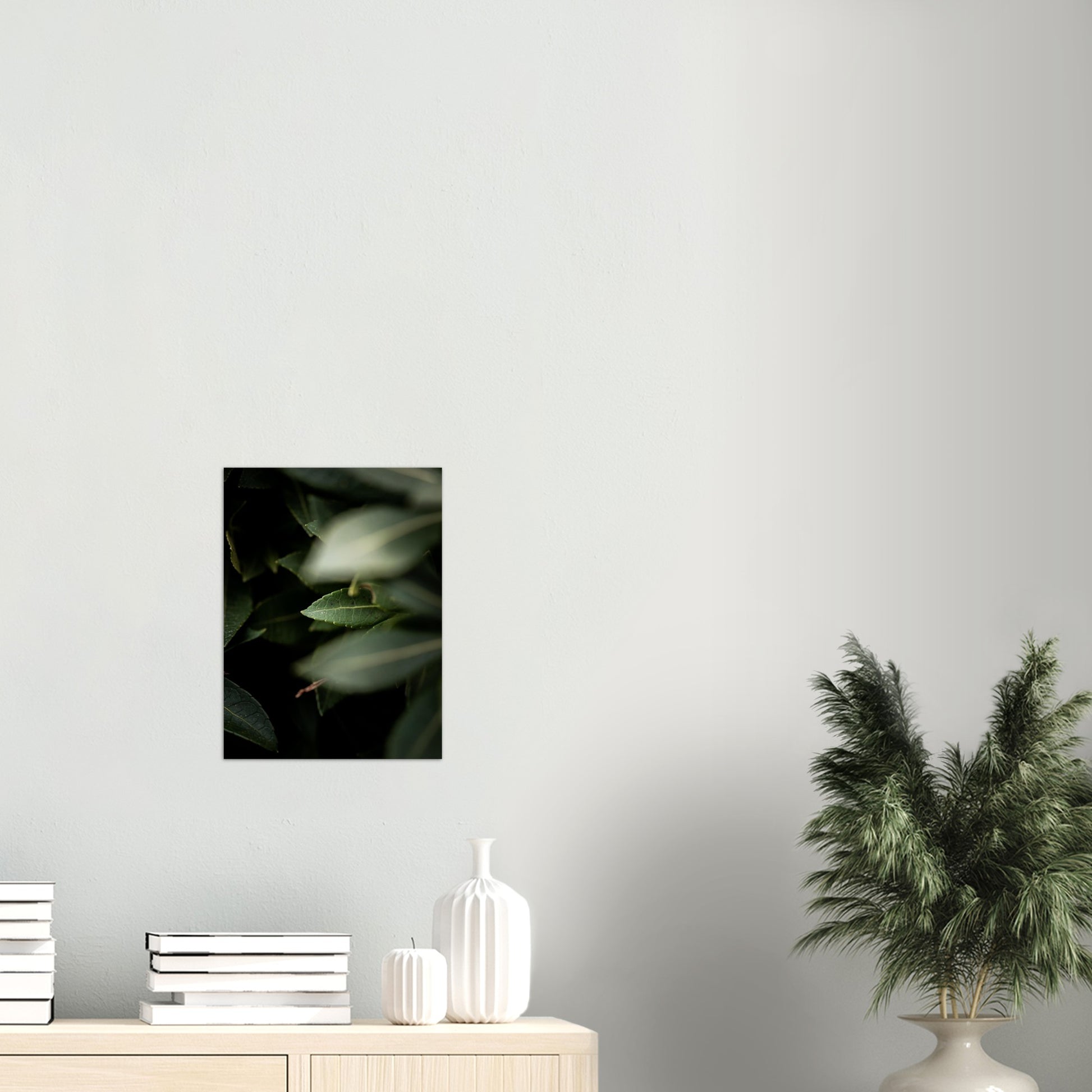 Blader nr.5 | Fotokunst | Plakat | Poster | Veggkunst | Mørkegrønn