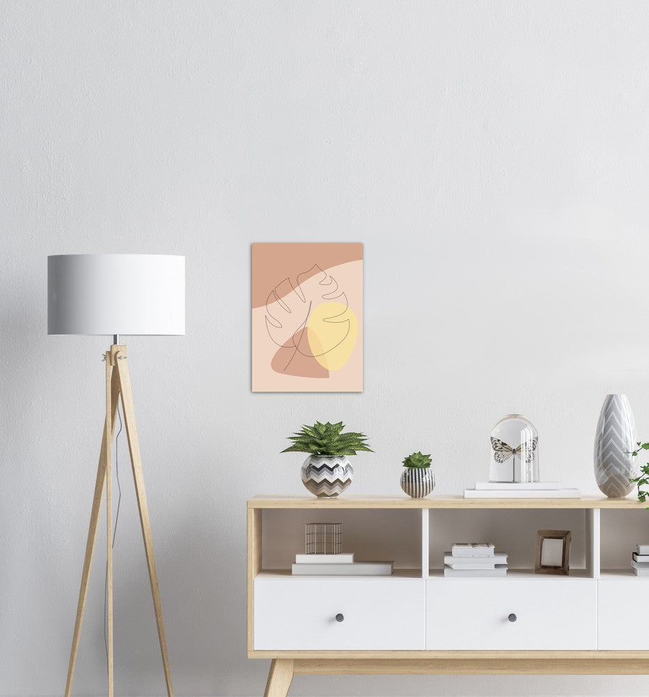 Monstera Nr.7 | Line Art | Poster | Plakat | Abstrakt | Kunst