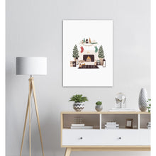 Last inn bildet i Galleri-visningsprogrammet, Peis | Julepynt | Plakat | Poster | Jul | Juledekorasjon
