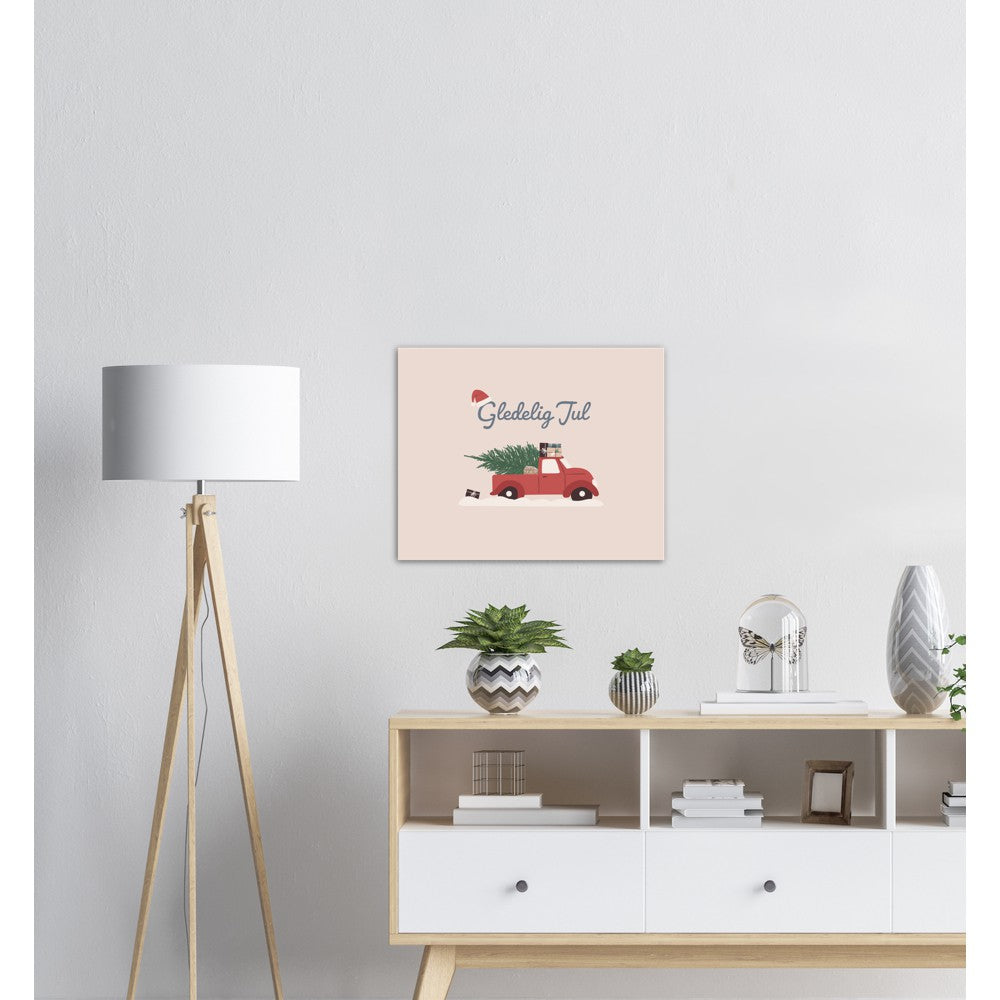 Julebil - Horisontal | Julepynt | Plakat | Poster | Jul | Juledekorasjon