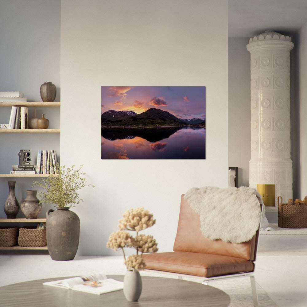 Skei i solnedgang | Fotokunst | Plakat