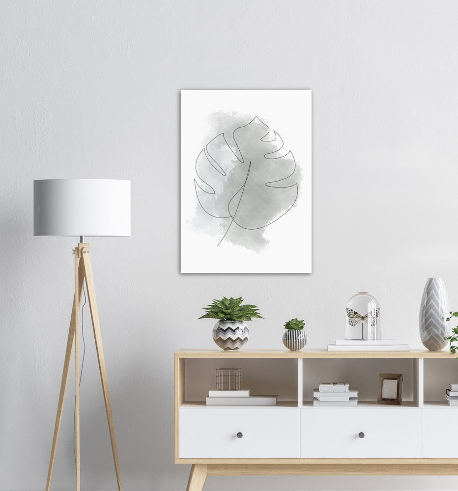 Monstera Nr.8 | Line Art | Poster | Plakat | Abstrakt | Kunst