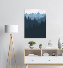 Last inn bildet i Galleri-visningsprogrammet, Marineblå Landskap nr.1 | Digital Kunst | Plakat | Poster | Veggkunst | Kunst | Marineblå
